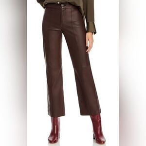 🔥🔥 Vince Leather Flare Pants🔥🔥Retails: $1,050